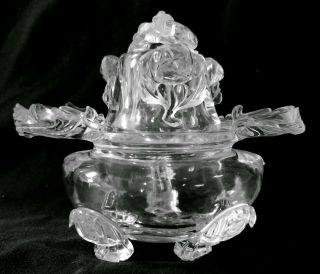 Chinese 19th Century Rock Crystal Incense Burner