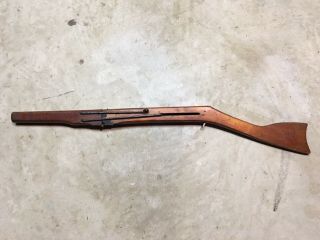 Vintage Markham King Wood Chicago Bb Gun/rifle Mfg 1880 