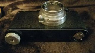 Vintage Leica D.  R.  P.  Ernst Leitz Wetzlar 35mm Camera No.  188741 f=5cm 1:2 lens 8