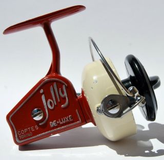 ZANGI COPTES JOLLY DELUXE Rare vintage Italy lite spinning reel moulinet rolle 3