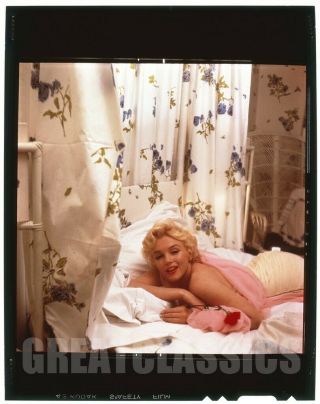 Marilyn Monroe By Cecil Beaton 1956 Breathtaking Vintage 4x5 Transparency