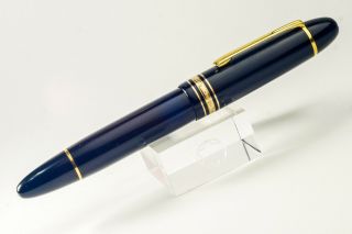Vintage Montblanc Meisterstuck 149 Fountain Pen - Black - Gold Trim - 14c M Nib