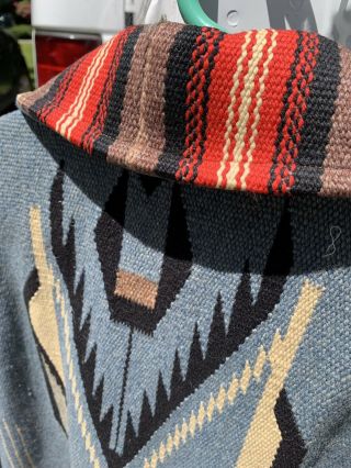 Vintage Ganscraft Chimayo Native American Blanket Coat 3
