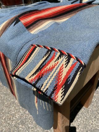 Vintage Ganscraft Chimayo Native American Blanket Coat 5
