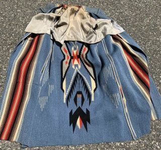 Vintage Ganscraft Chimayo Native American Blanket Coat 6