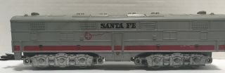 Marx Vintage O Gauge 3 Rail Santa Fe Diesel 1095 And Pusher W/ 6 Passenger Cars 8