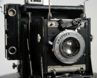 RARE WWII 2x3 GRAFLEX SPEED GRAPHIC USAAF C - 4 MILITARY CAMERA FULL FLASH KIT 3