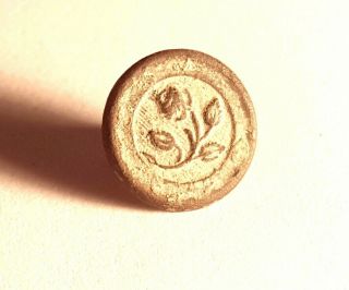 16th Century Spanish Button With Flower In A Very Sbu90