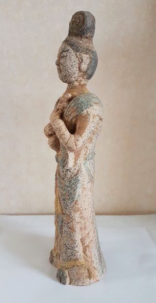 Antique Chinese / Asian,  Terracotta,  Earthenware,  Clay,  Tomb Attendant / Servant 2