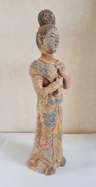 Antique Chinese / Asian,  Terracotta,  Earthenware,  Clay,  Tomb Attendant / Servant 5