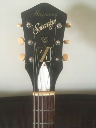 Vintage Harmony Sovereign H1260 from 1964.  (easy project).  Jimmy Page 3