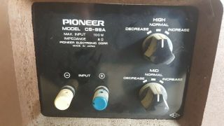 Vintage Pioneer CS 99A 100 Watt Speakers Audio Audiophile Minty Great Shape 4