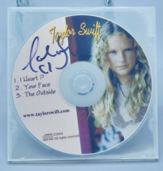 Rare Autographed Taylor Swift Demo Cd (c) 2004 Signed Early Recordings