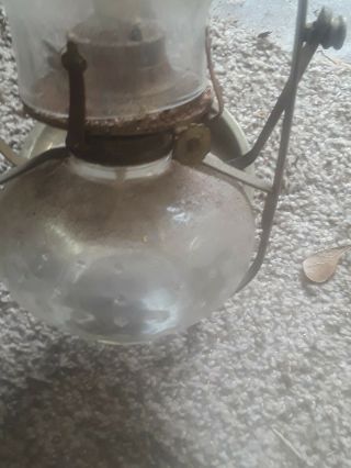 Barn find appear to be vintage oil lamps brass I left them as I found them dirty 4