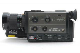 【RARE NEAR MINT】CANON 1014XL - S 8 Movie Camera 6.  5 - 65mm F/1.  4 From JAPAN 6
