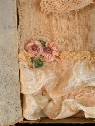 Artisan Miniature Dollhouse Vintage Susan Harmon Victorian Lace Silk Camisole 2