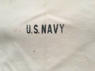 Authentic Wwii Us Navy Blanket - Measures 50 " X 66 "