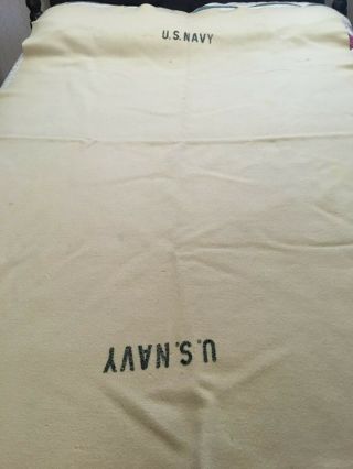 Authentic WWII US Navy Blanket - Measures 50 