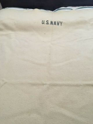 Authentic WWII US Navy Blanket - Measures 50 