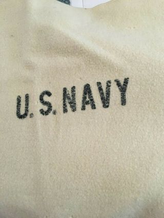 Authentic WWII US Navy Blanket - Measures 50 