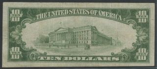 FR1801 - 1 10546 $10 1929 THE FIRST NATIONAL BANK OF MARION,  NY VF,  RARE HW3924 2