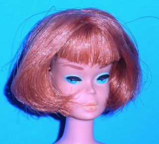 Vintage 1966 Titian Redhead American Girl Barbie Doll 1070 Japan
