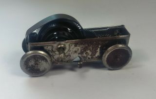 Vintage Clockwork Drive For Key Wind Tin Toy Car Schuco Coupe? West Germany