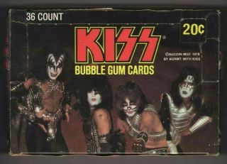1978 Kiss Aucoin Donruss Australian Issue Series 1 20c Full Box Of Cards Rare