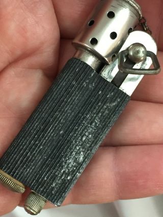 Vintage KASCHIE K8 Pocket Lighter With Key Turned Flint Wheel 11