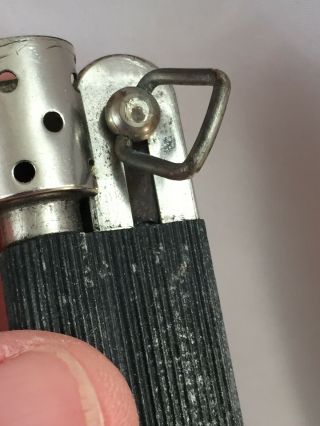 Vintage KASCHIE K8 Pocket Lighter With Key Turned Flint Wheel 8