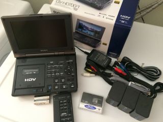 Sony Gv - Hd700/1 Digital Video Cassette Recorder Rare (only 5o Hrs) Box
