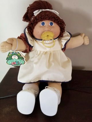 Cabbage Patch Kids Doll Jesmar Girl With Pacifier Complete Vintage 5