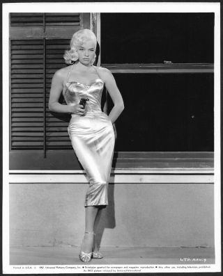 Vintage 1957 Diana Dors Femme Fatale Pin - Up The Unholy Wife Photograph Film Noir
