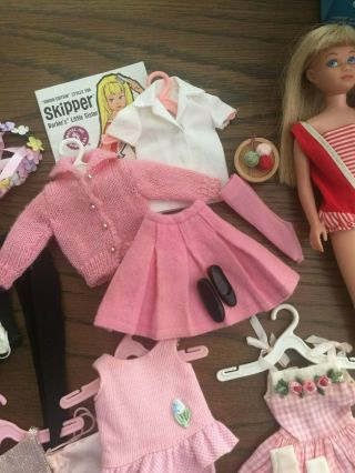 Vintage Barbie SKIPPER & SKOOTER DOLLS,  CLOTHES,  CASE ACCESSORIES 3