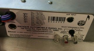 ANTIQUE AUTOMOBILE RADIO BLUETOOTH 3.  0,  EDR NEVER BEEN FITS 58 - 62 CORVETTE 4