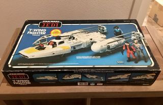 Star Wars Vintage Y - Wing Kenner Return Of The Jedi X Wing TVC 1983 2