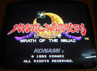 Mystic Warriors By Konami Very Rare Arcade Pcb Game