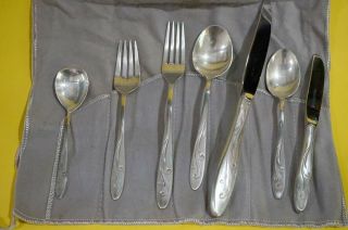 TOWLE Sterling Silver AWAKENING Flatware (2) 7 - Piece Place Settings 2