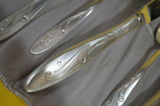 TOWLE Sterling Silver AWAKENING Flatware (2) 7 - Piece Place Settings 3