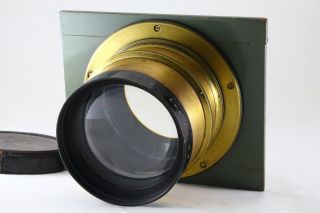 [super Rare ] Carl Zeiss Jena Tessar 300mm F/3.  5 Xiv Barrel Lens From Japan 5278