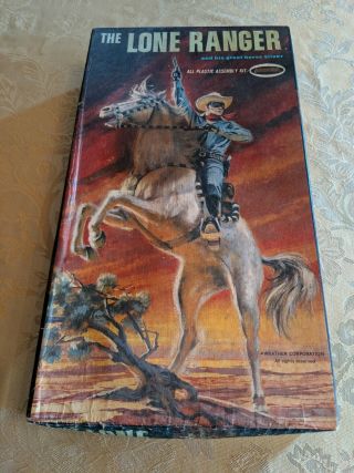 Vintage 1967 Aurora Lone Ranger Model Kit Rare 808 - 149