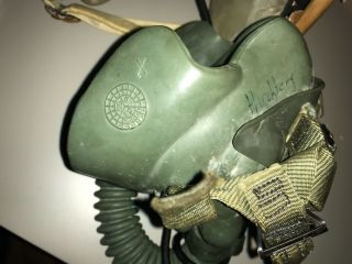 Vintage USAF Flight Helmet with MS2201 Oxygen Mask 10