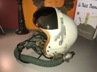 Vintage USAF Flight Helmet with MS2201 Oxygen Mask 2