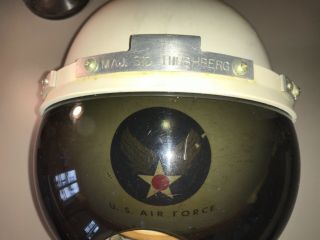 Vintage USAF Flight Helmet with MS2201 Oxygen Mask 3