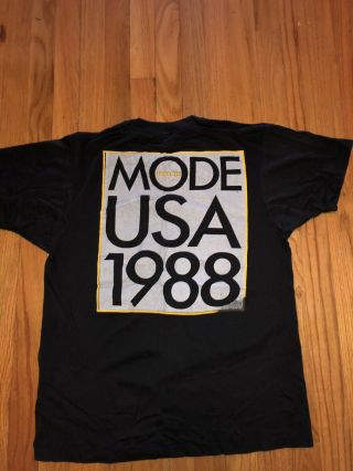 Vintage Depeche Mode Tee Shirt 1988 Spreading the News Around the World 2