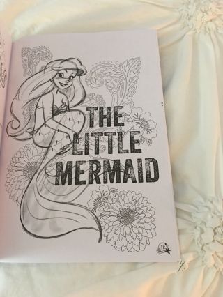 Disney Princess Little Mermaid Rare Coloring Book from Japan 3