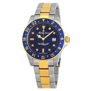 Mathey - Tissot Rolly Vintage Automatic Blue Dial Men 