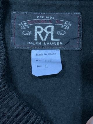 NWT RRL Ralph Lauren Pierce Jacket Black Cat 13 Satin XL Rare Vintage Polo 5