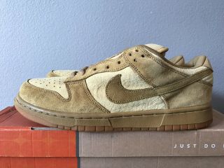 Ds 2002 Nike Dunk Low Pro Sb Reese Forbes Wheat Sz 11 Rare 1st Series Grail