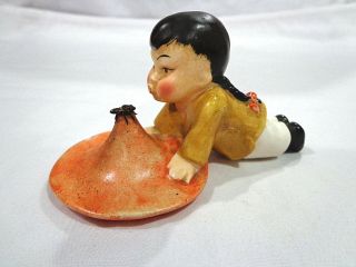 Vintage Rare W.  Goebel,  Tmk - 1 Asian Boy Figurine.  Fx 176 D,  1939 - 1949